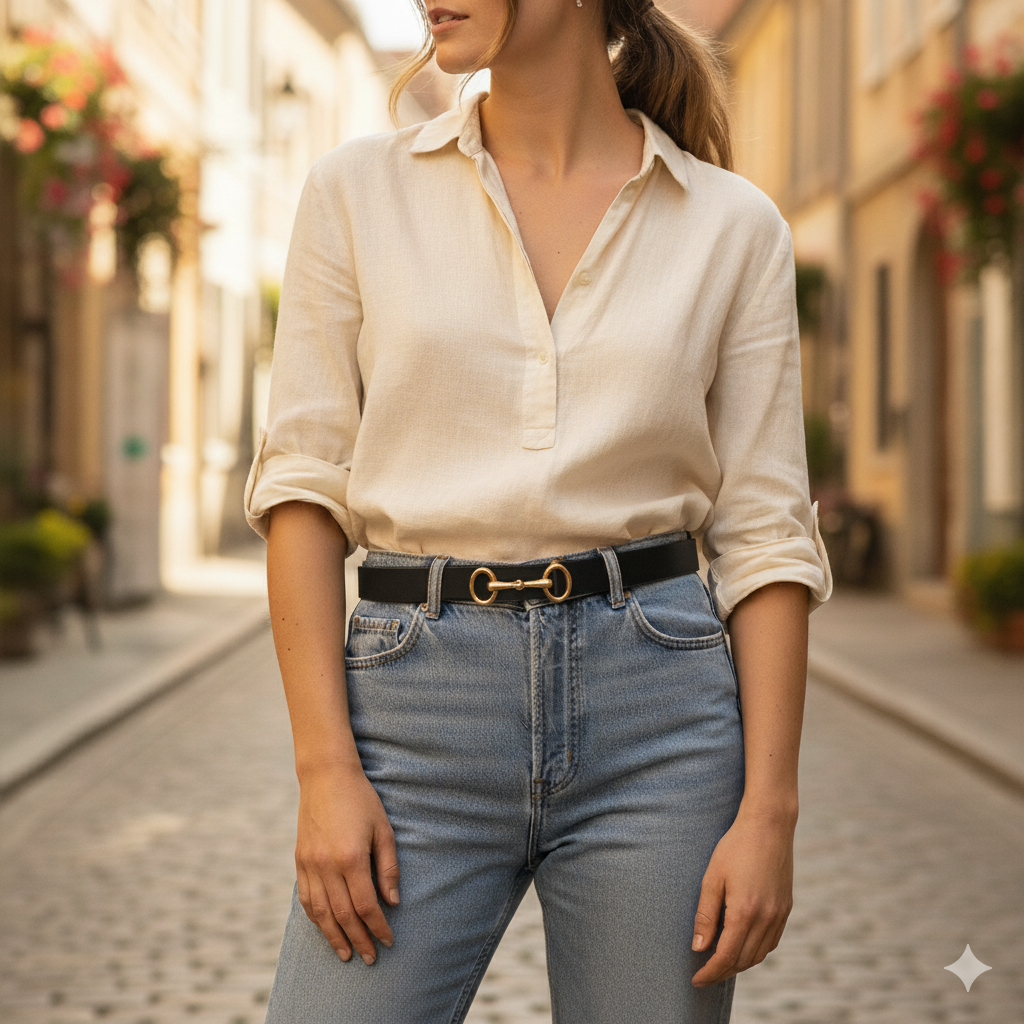 The Enya I  Genuine leather Belt