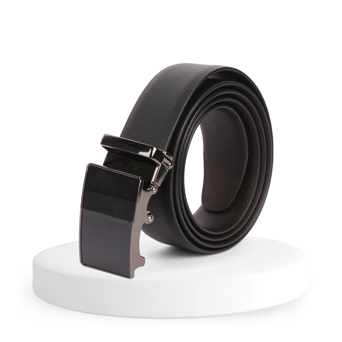 Sparta | Pliable Reversible Grained Vegan Leather Belt | Precision Auto-Lock Buckle