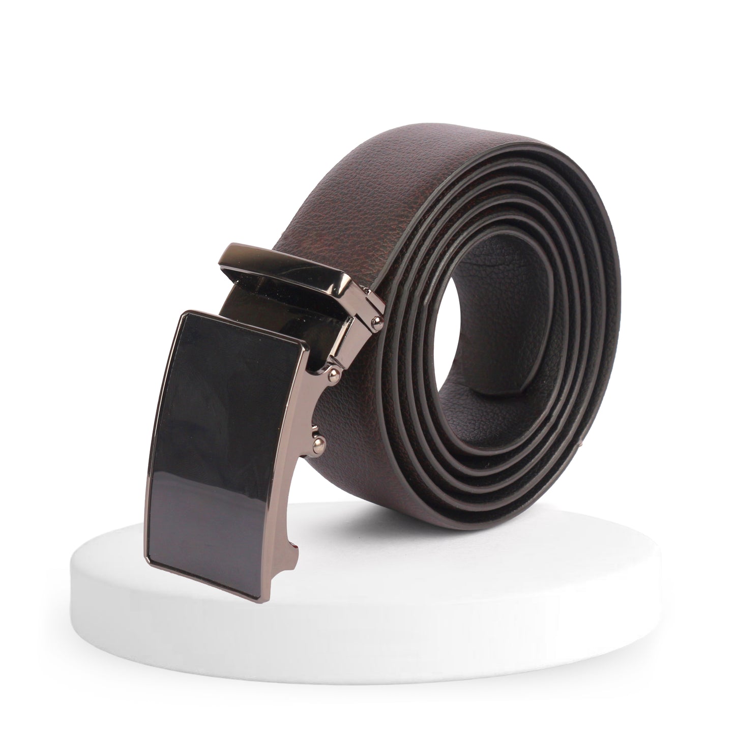 Sparta | Pliable Reversible Grained Vegan Leather Belt | Precision Auto-Lock Buckle