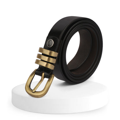The Myra I Genuine Leather I Brass Buckle