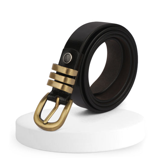 The Myra I Genuine Leather I Brass Buckle