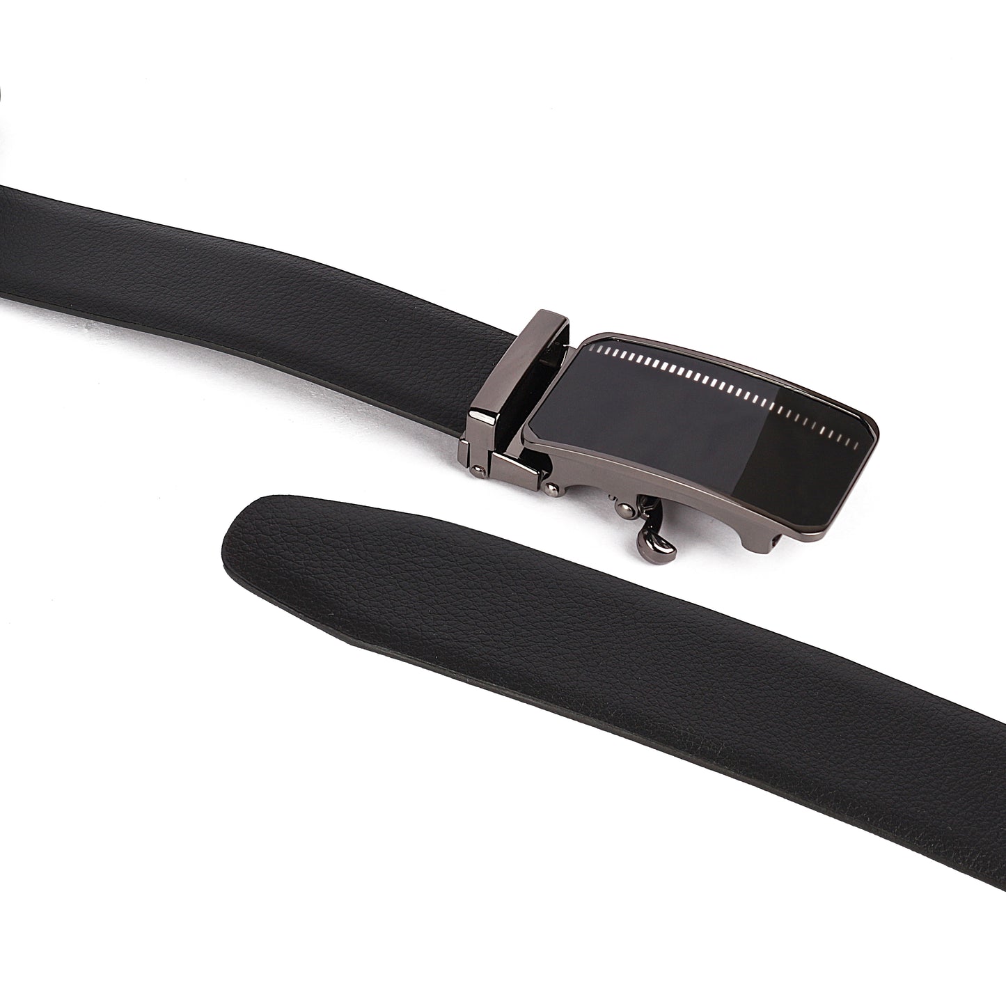 Atlas | Pliable Reversible Grained Vegan Leather Belt | Precision Auto-Lock Buckle