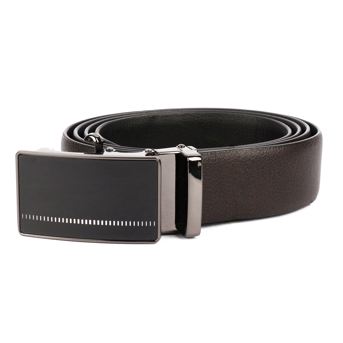 Atlas | Pliable Reversible Grained Vegan Leather Belt | Precision Auto-Lock Buckle