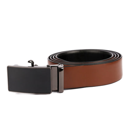 Sparta | Pliable Reversible Smooth Vegan Leather Belt | Precision Auto-Lock Buckle