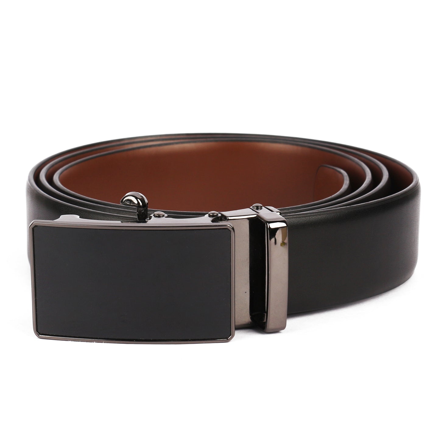 Sparta | Pliable Reversible Smooth Vegan Leather Belt | Precision Auto-Lock Buckle