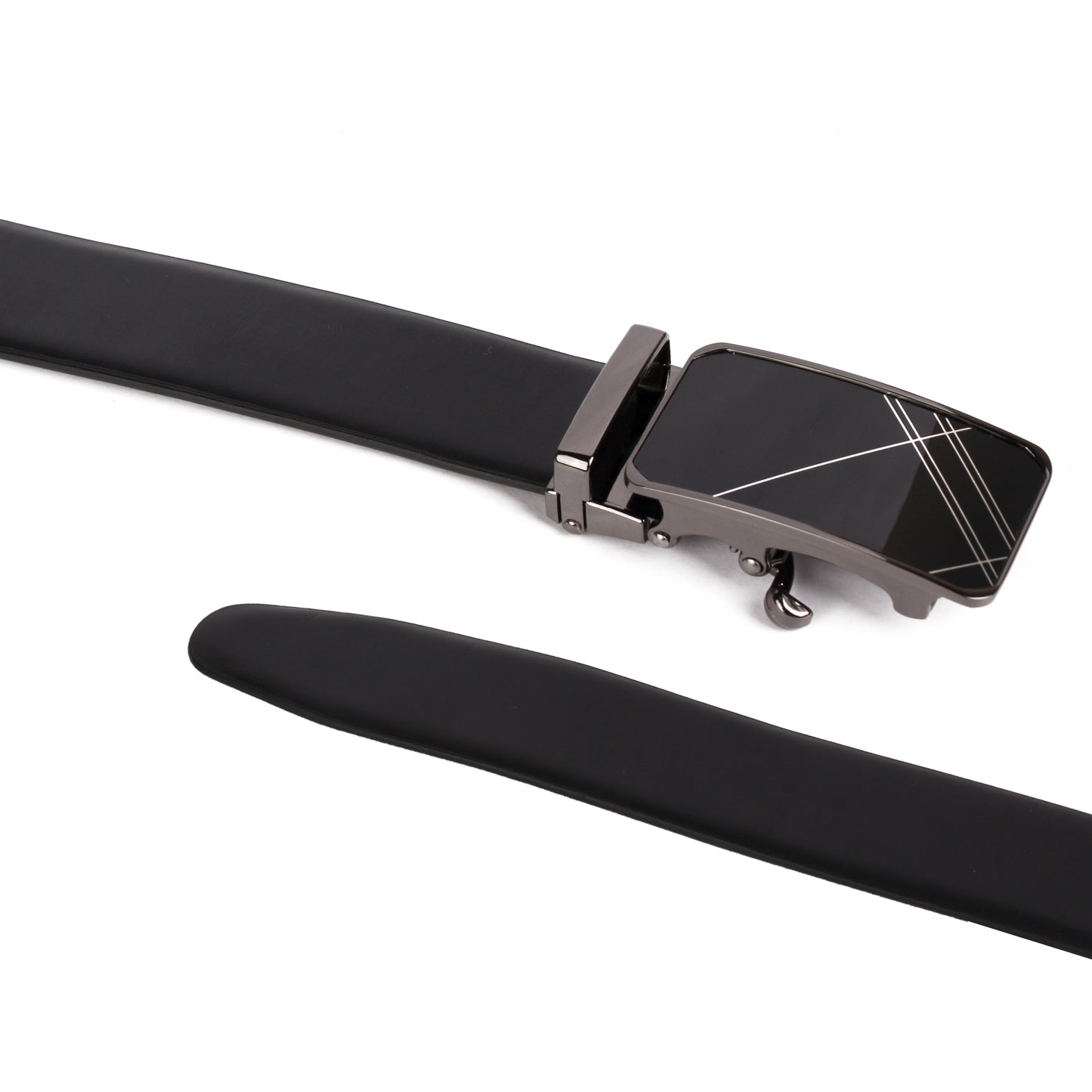 Zion | Reversible Smooth Vegan Leather Belt | Auto-Lock Buckle