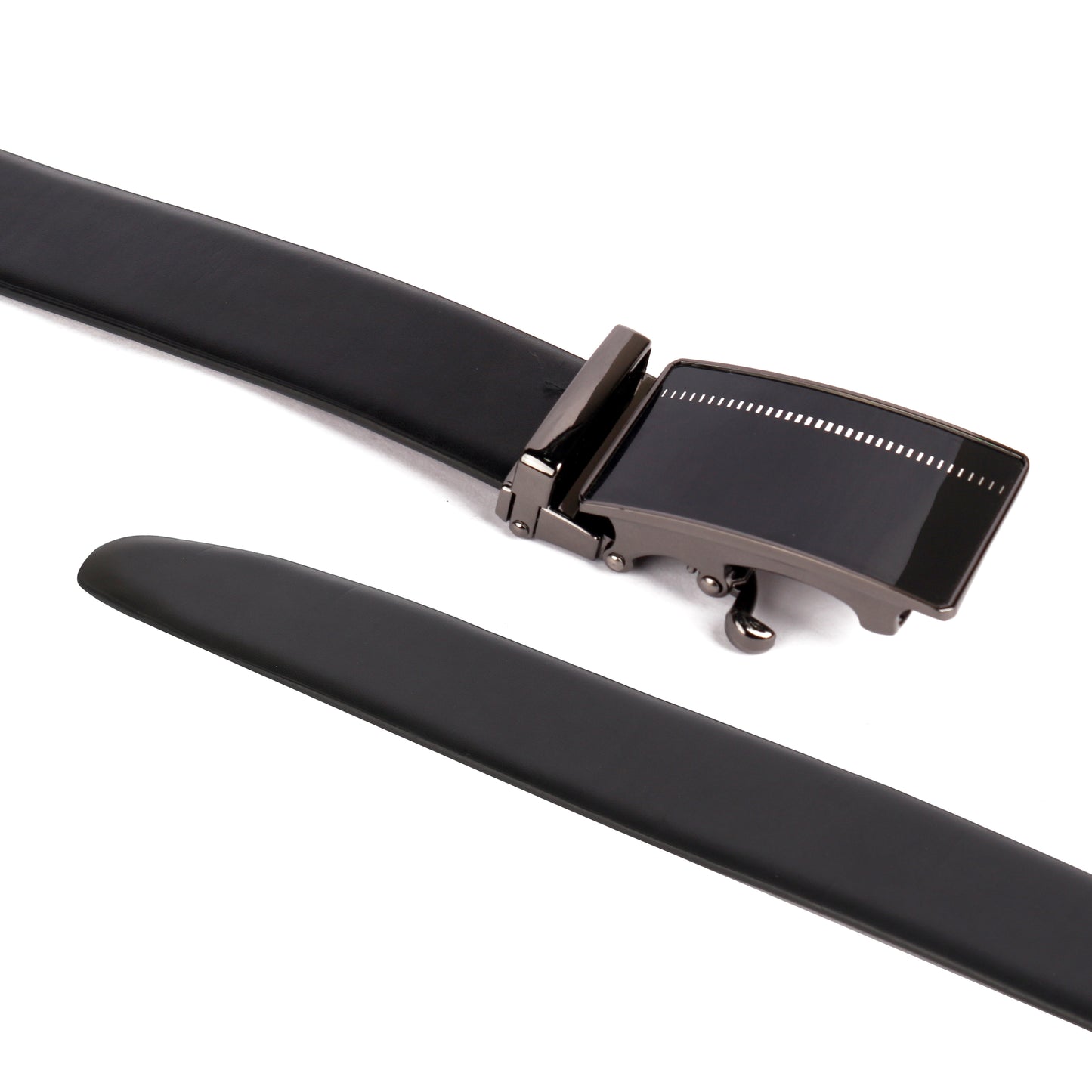 Atlas | Pliable Reversible Smooth Vegan Leather Belt | Precision Auto-Lock Buckle