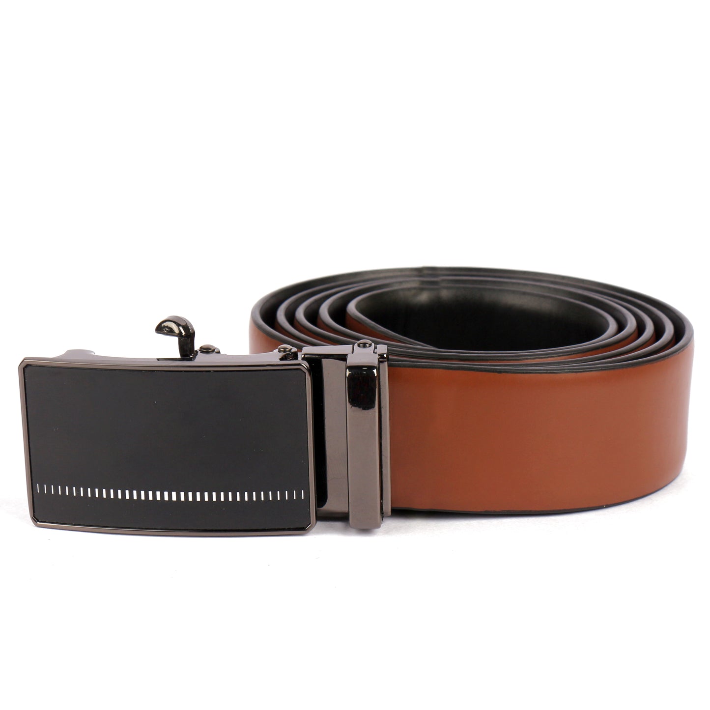 Atlas | Pliable Reversible Smooth Vegan Leather Belt | Precision Auto-Lock Buckle