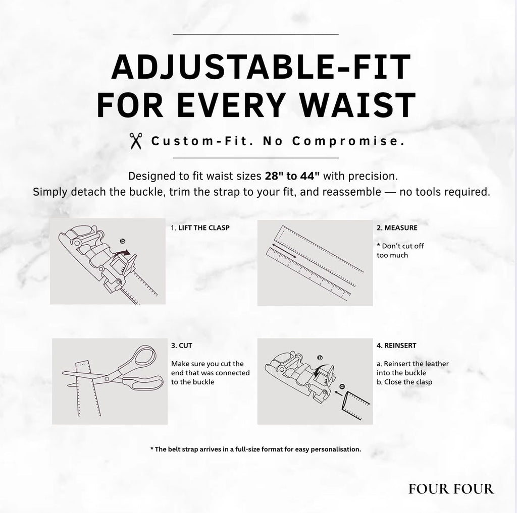 Versa - Quad | Reversible Vegan Leather Strap | Interchangeable Pin Buckles