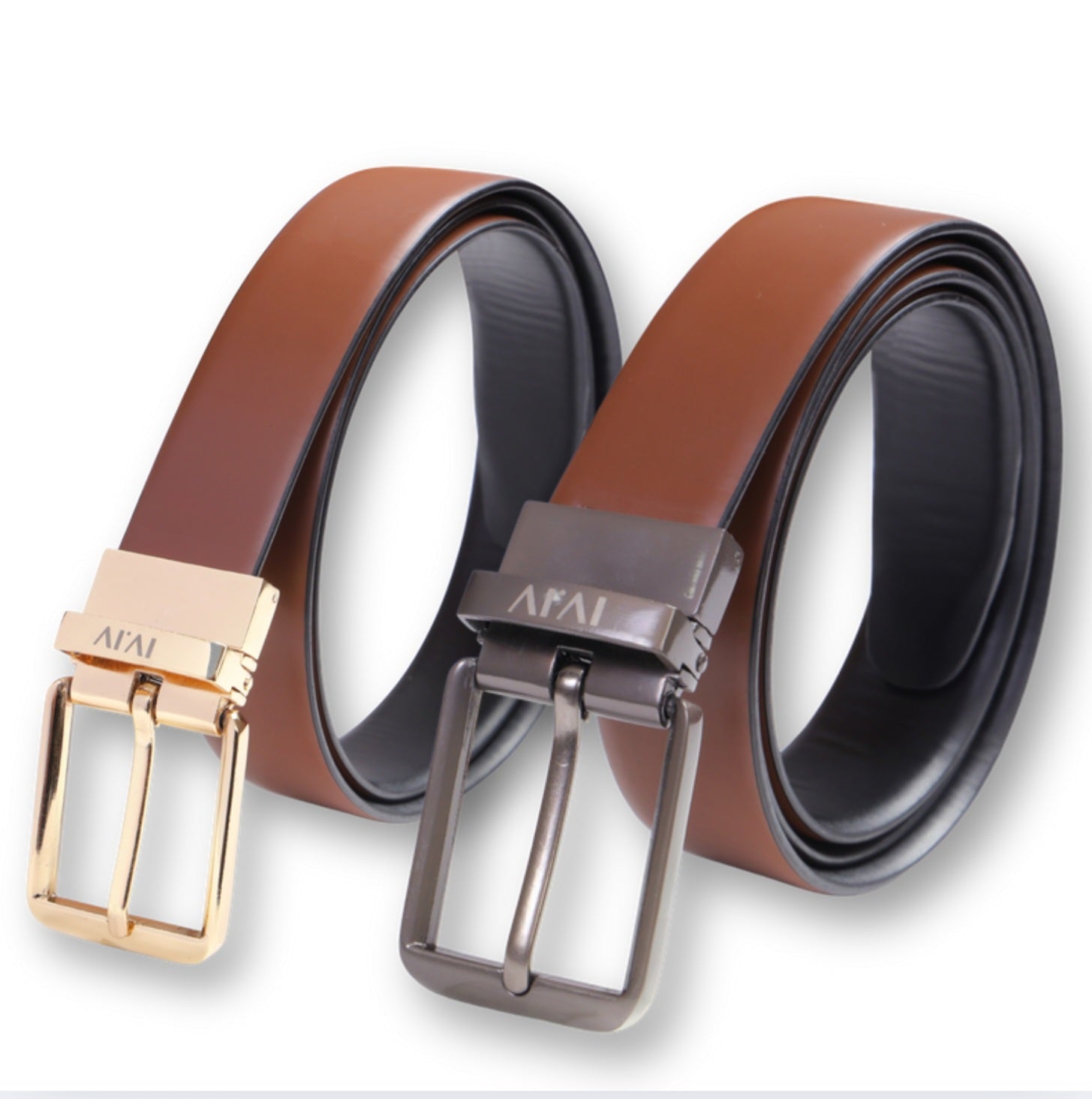 Versa - Quad | Reversible Vegan Leather Strap | Interchangeable Pin Buckles