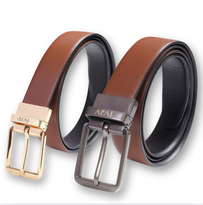 Versa - Quad | Reversible Genuine Leather Strap | Interchangeable Pin Buckles